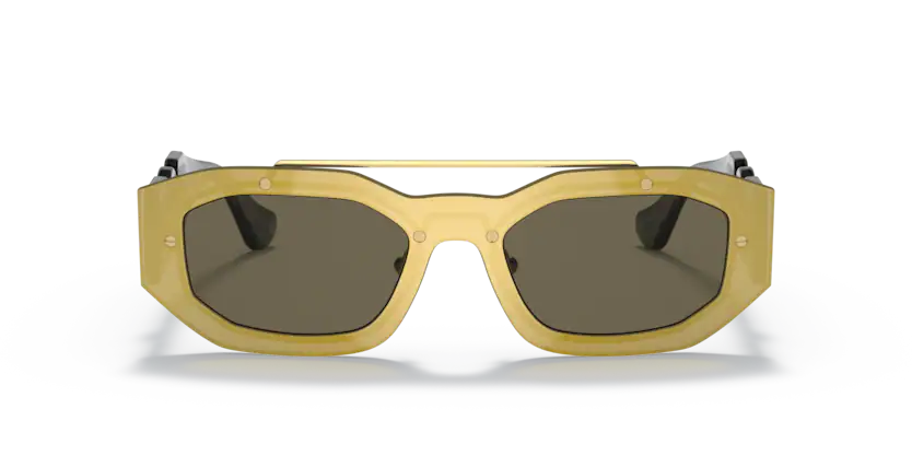 Versace VE 2235 1002/3 - Transparent brown mirror gold thumbnail