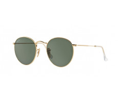 Ray-Ban RB 3447 001 ROUND METAL CLASSIC